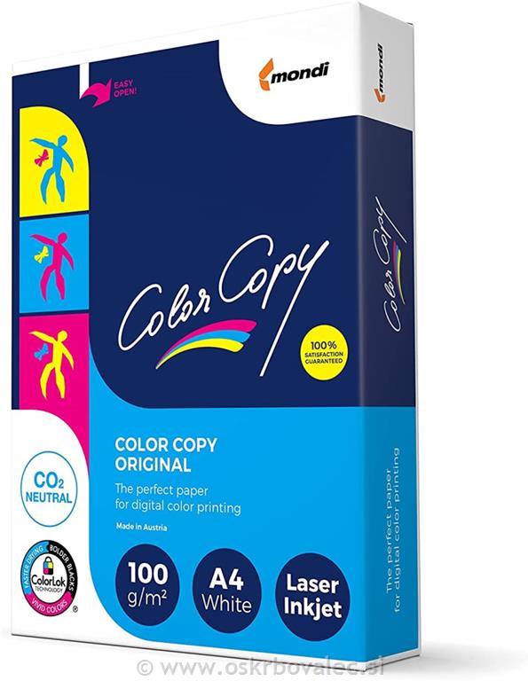 Papir A4 Color copy 100g 500/1