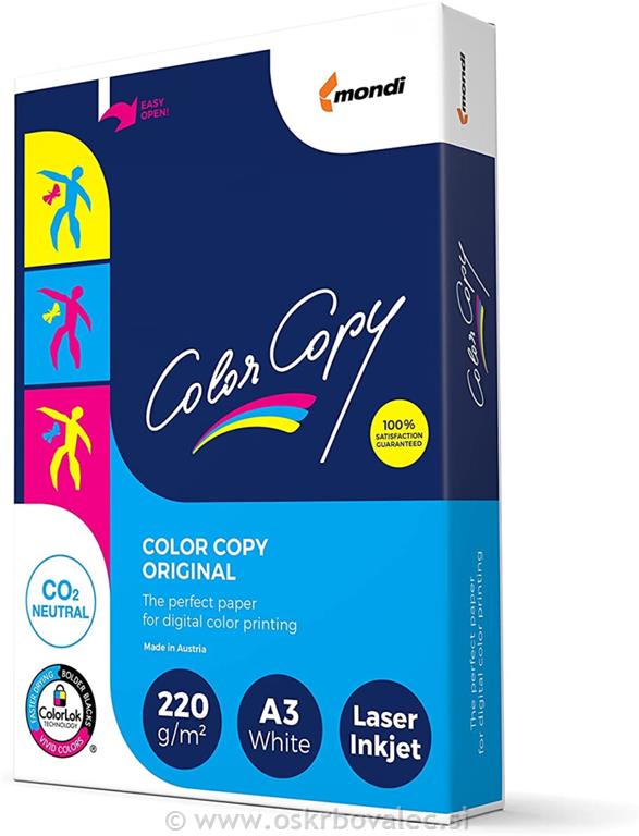 Papir A3 Color copy 220g 250/1