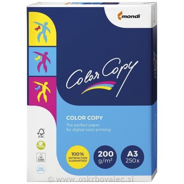 Papir A3 Color copy 200g 250/1