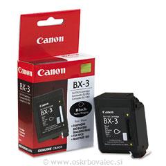 Črnilo Canon BX-3 za faks črna
