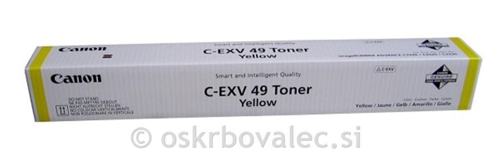 Toner CANON C-EXV 49Y - rumena