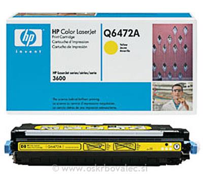 Toner HP Q6472A rumen