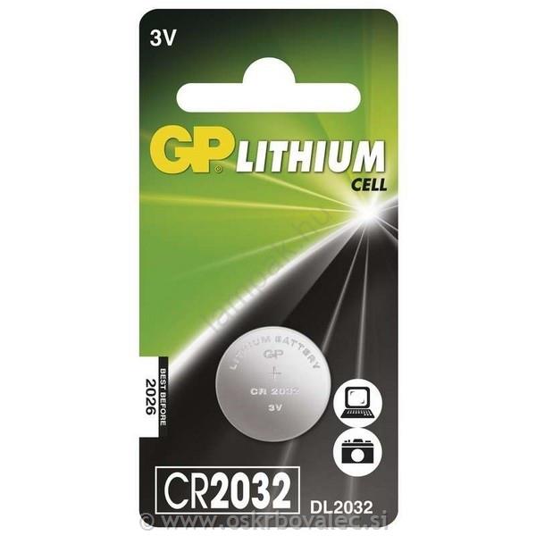 Baterija GP CR2032/DL2032