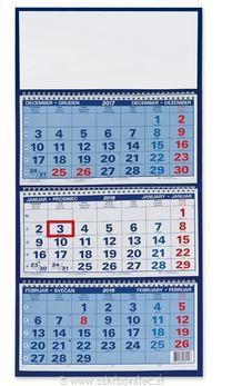 Tridelni stenski koledar