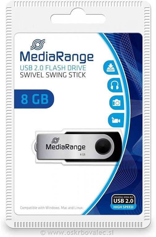 USB ključ 8GB 2.0 MediaRange