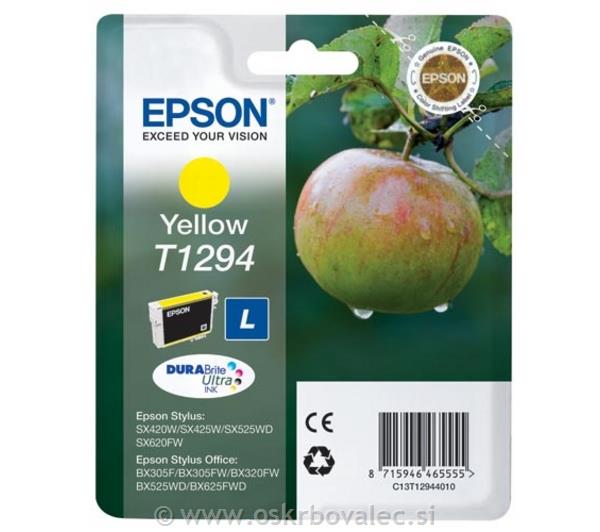 Epson Stylus t12944010, rumena