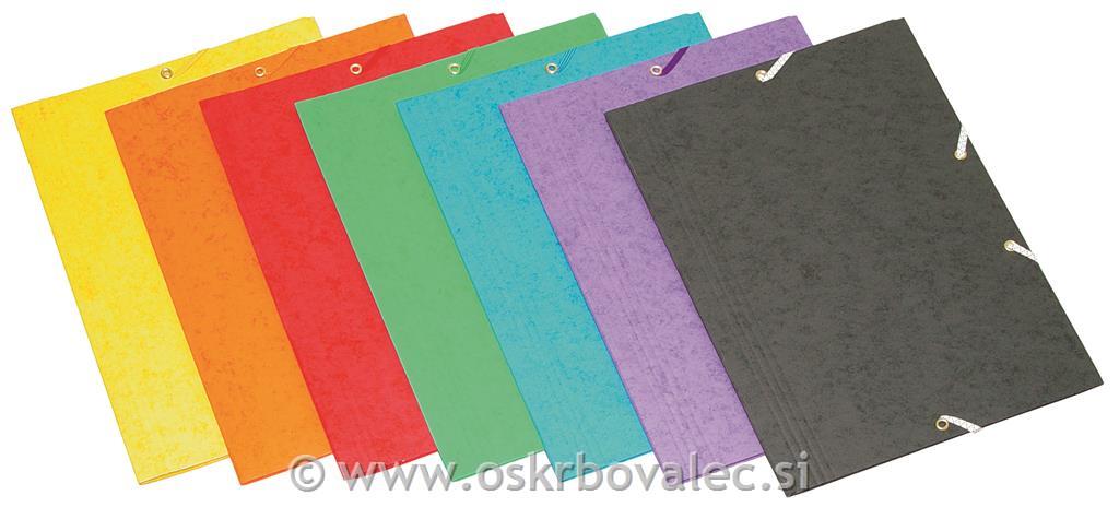 Mapa prešpan z elastiko