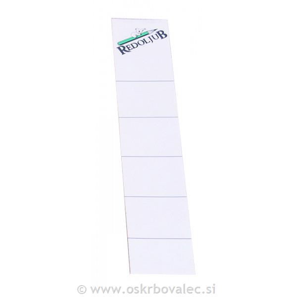 Vložni listi za registrator A4 ozki 10/1