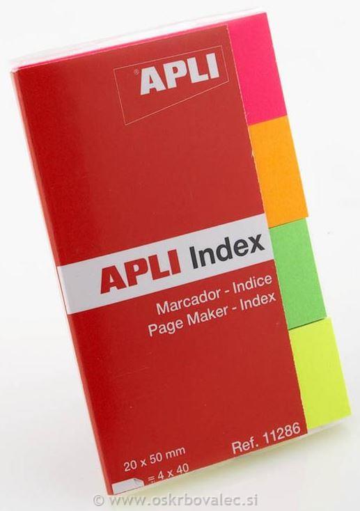 Samolepilni lističi indeks 20x50mm