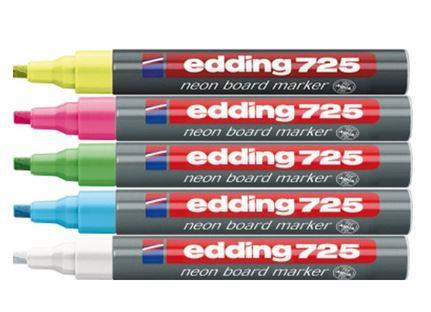 Flomaster E-725 moder za črno tablo