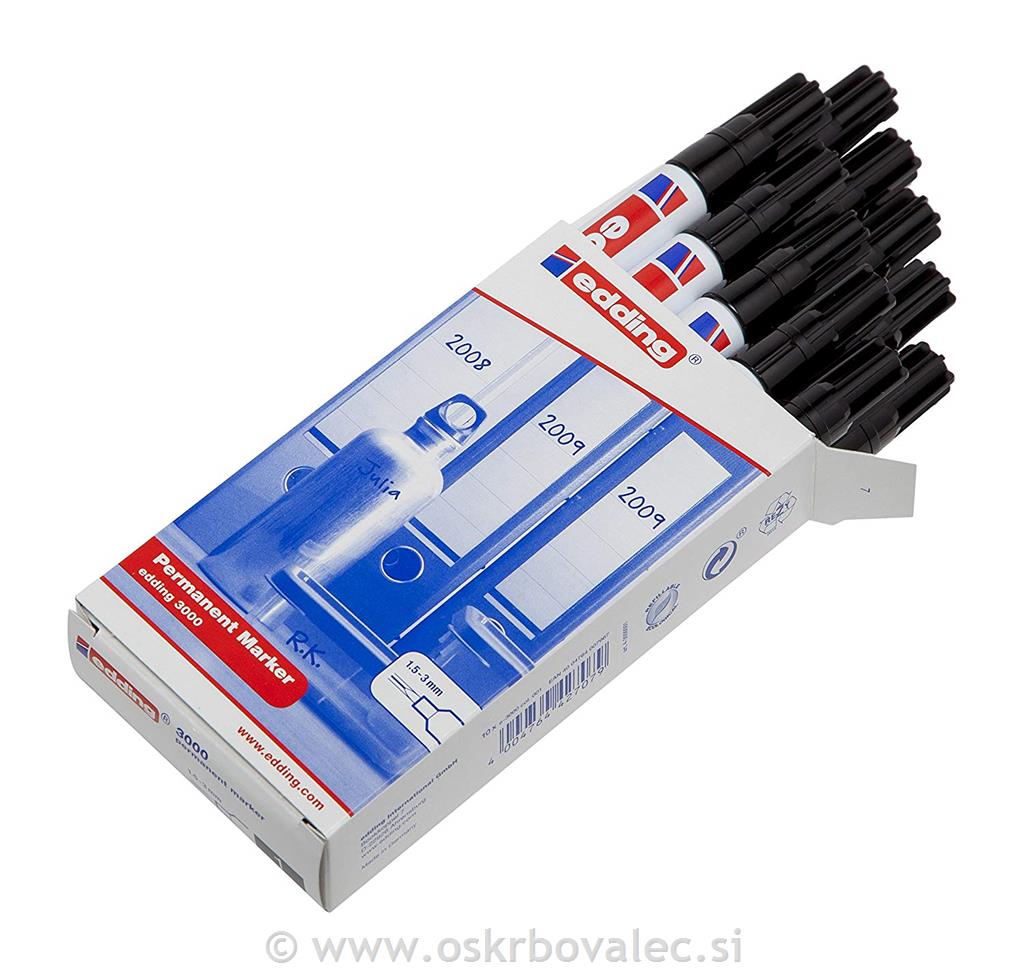 Flomaster Edding 2000 okrog.k. 10/1 črn