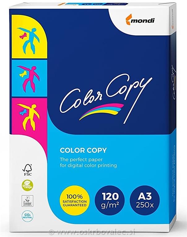 Papir A3 COLOR COPY 120g 250/1