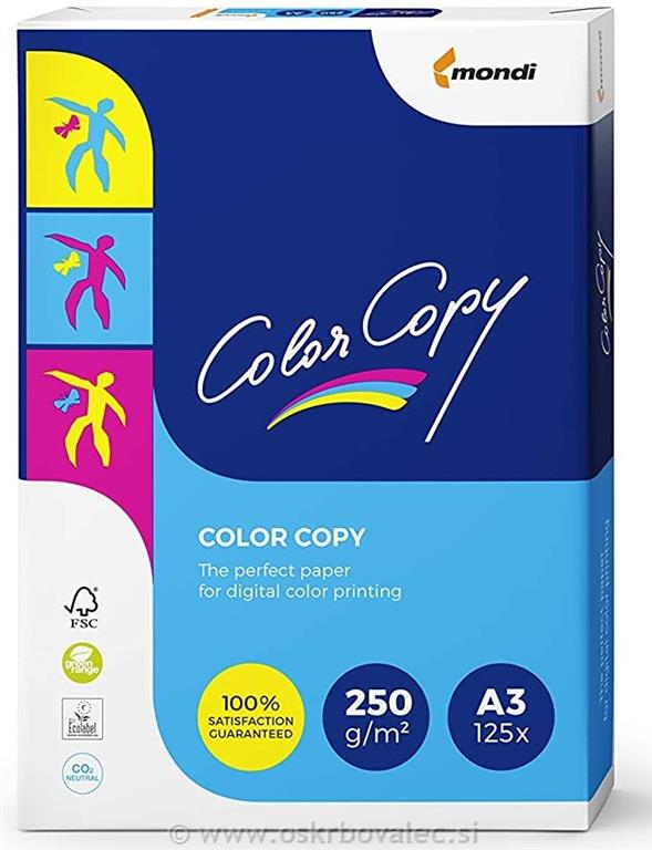 Papir A3 COLOR COPY 250g 125/1