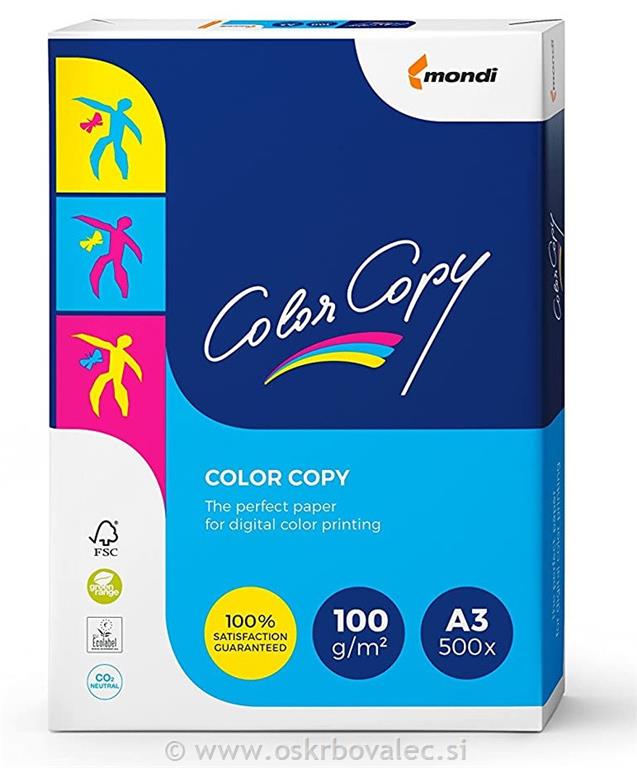 Papir A3 COLOR COPY 100g 500/1