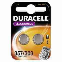 Bater. vložek DURACELL gumb 357 1,5V 2/1