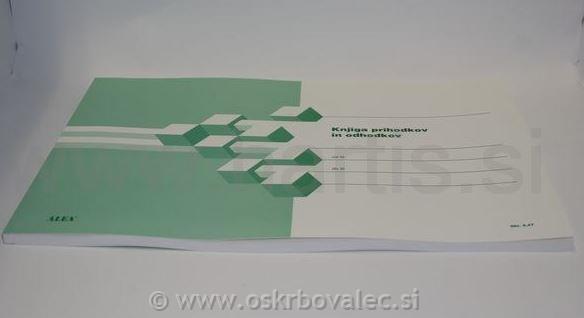 obr.5.47 Knjiga prihodkov in odhodkov