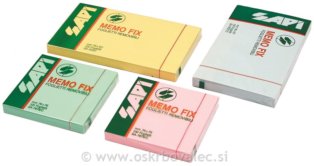 Blokec stik SAPI 76x127 100 listni