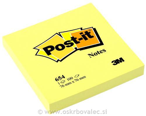 3M Samolepilni blok Post-it 654