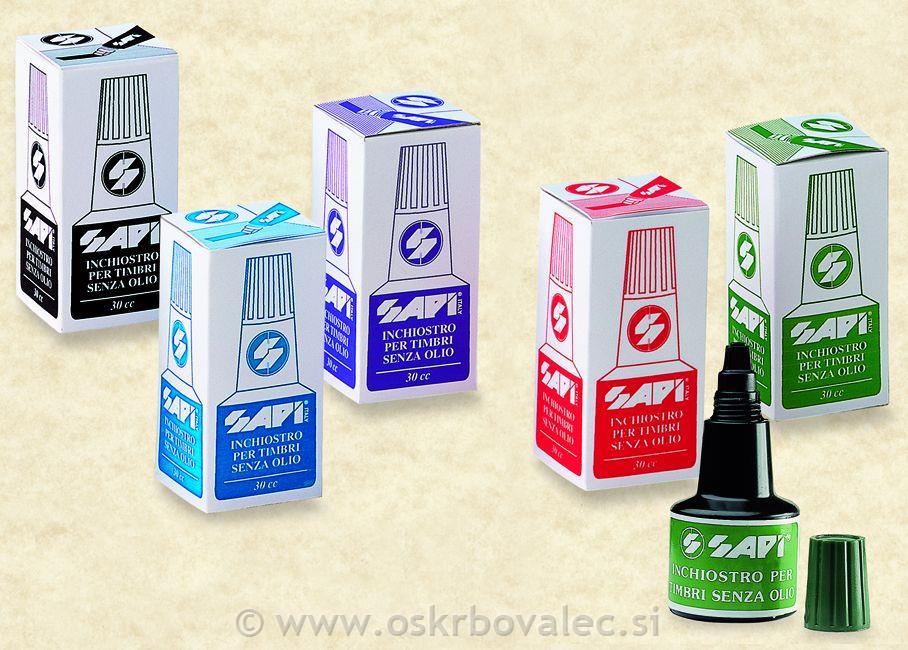 Tinta za štampiljke Sapi zelena