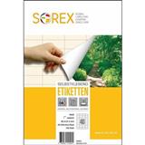 Etikete Sorex bele 48,5x25,4 100pol/škt