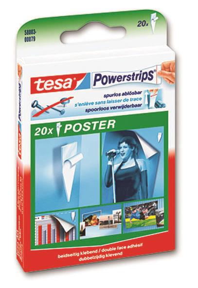 Tesa Powerstrips Poster samolep.listi