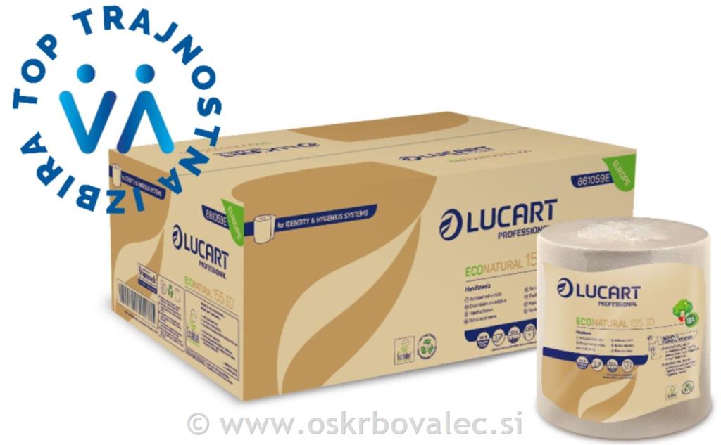 Papirnete brisače Eco Natural Lucart 6/1