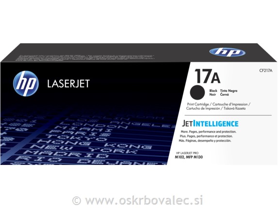 Toner HP CF217A 17A črn