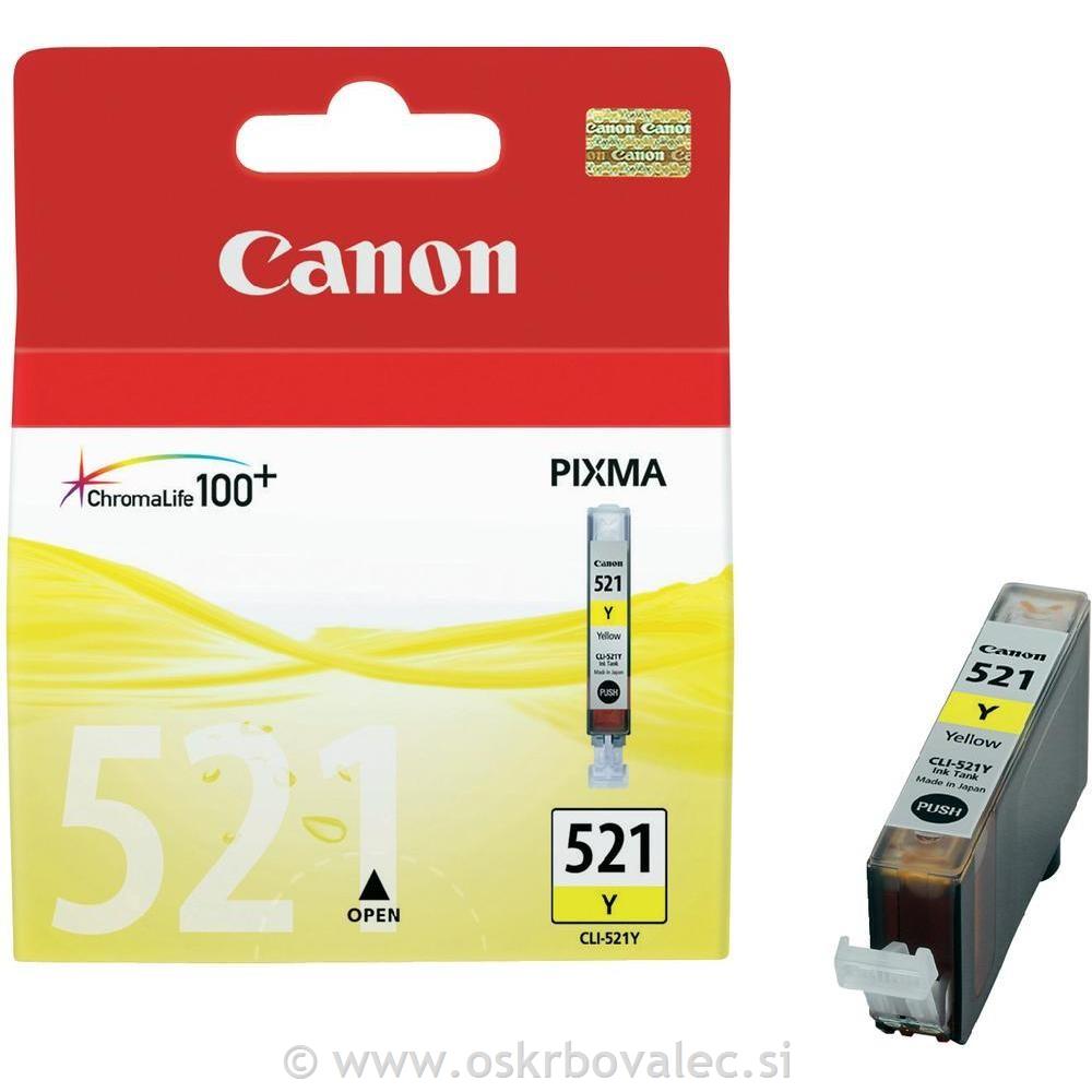 Črnilo Canon Cli-521 rumen PIXMA 630 9ml