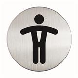Piktogram simbol moški WC