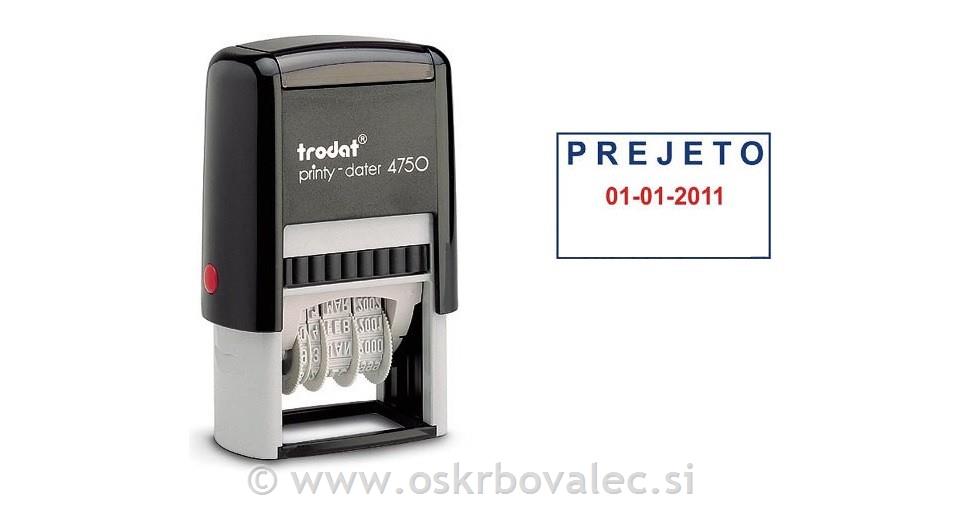 Datirka Trodat 4750 PREJETO