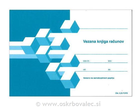 Obr.5,25 FURS Vezana knjiga računov