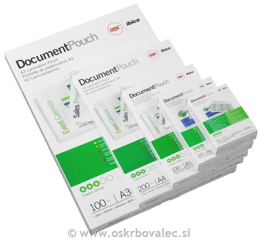 Žepki za plastificiranje A3 100 mic