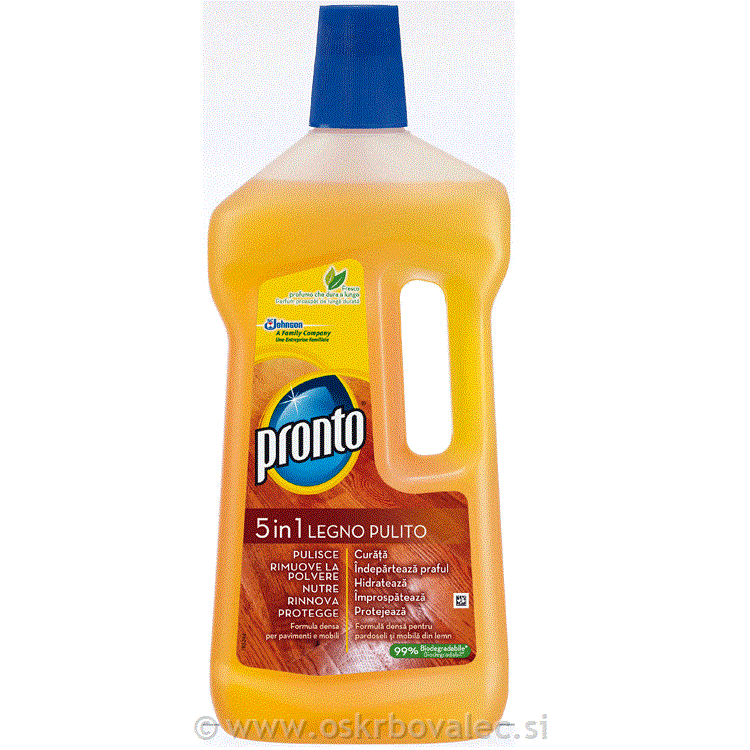 Čistilo PRONTO za lesene površine 750ml