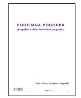 Obr. 5,100 Delovršna-podjemna pogodba