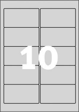 Etikete L6012-20  96x50.8mm 20/1