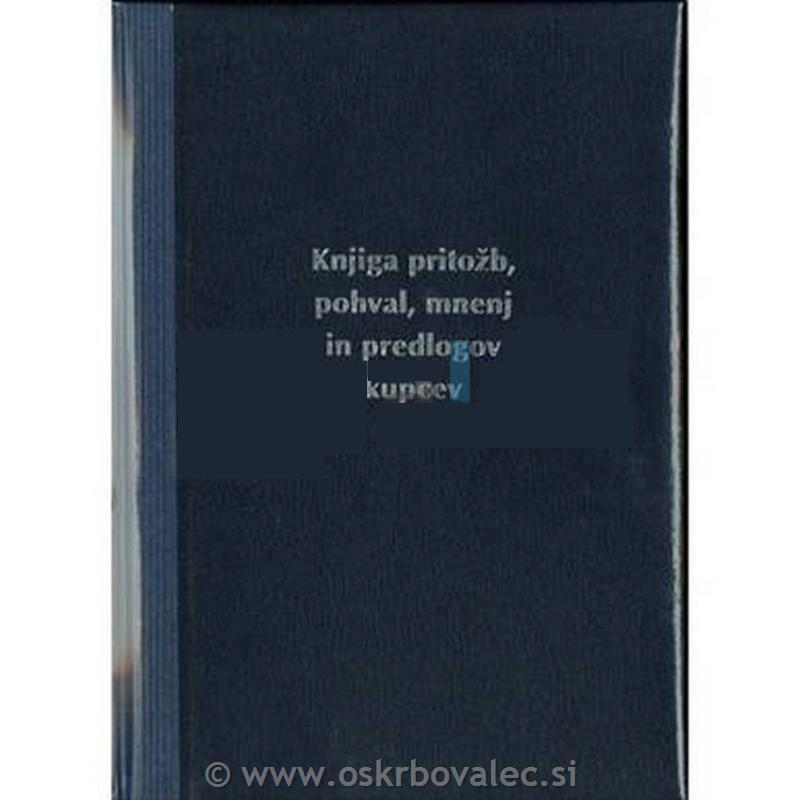 Obr.0,6 Knjiga pohval in pritožb 1/50