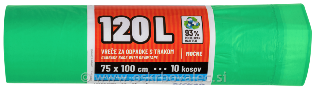 Vrečke za smeti 120l 10/1