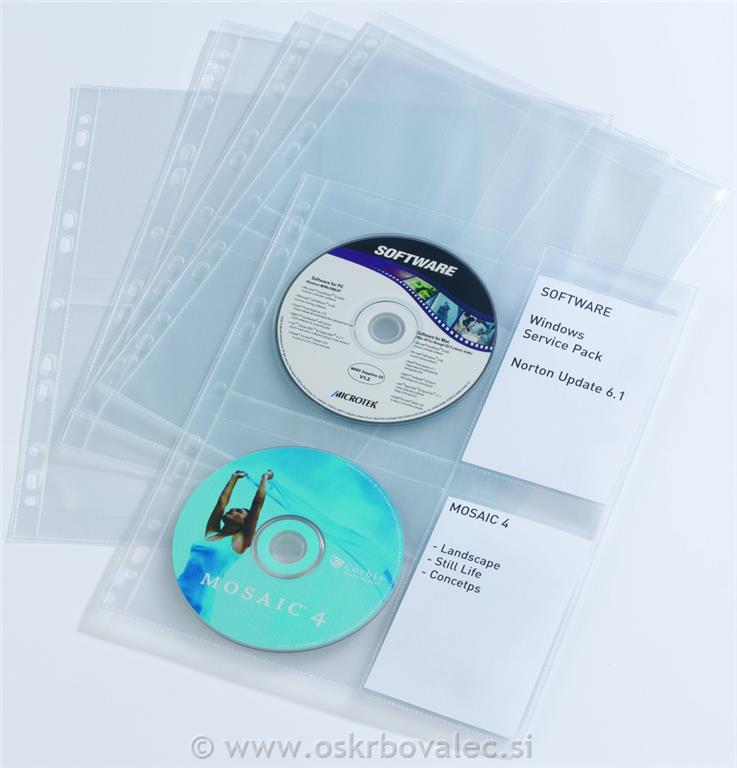 Vložne mape za CD album A4 10/1
