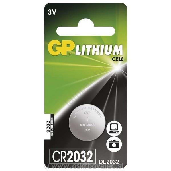 Baterija Gumb GP CR2032