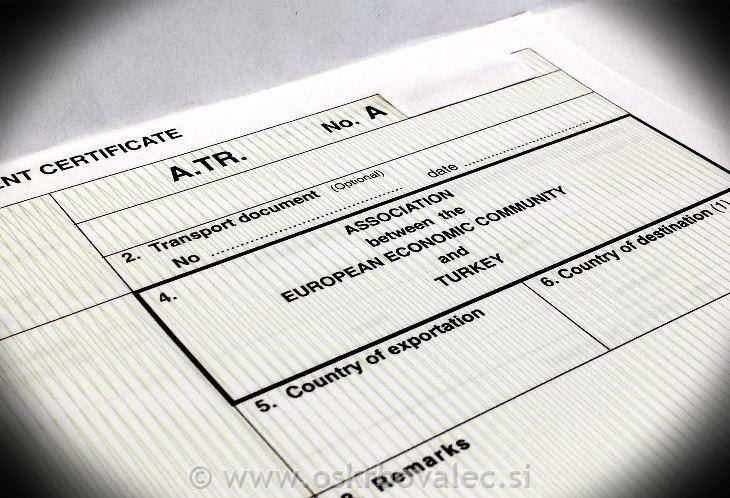Carinski obrazec ATR