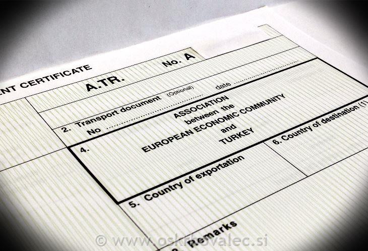 Carinski obrazec ATR 100/1