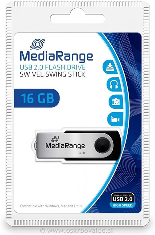 USB ključ 16GB 2.0 MediaRange