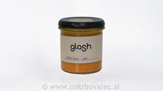 Korenčkova juha, 300ml, Glash