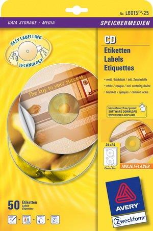 Etikete, za CD, ClassicSize (41mm)